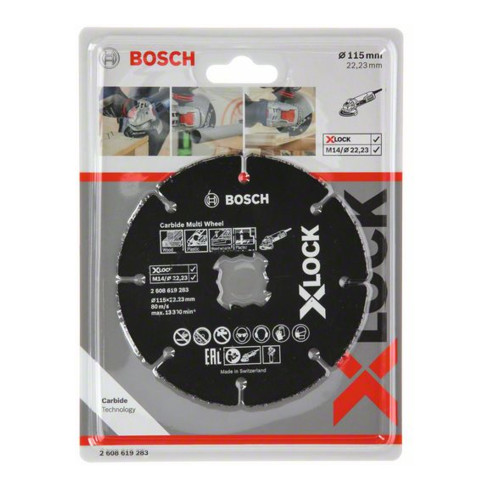 Bosch X-LOCK Trennscheibe Carbide Multi Wheel
