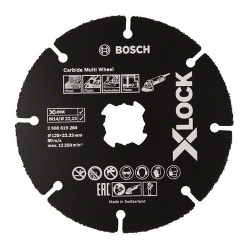 Bosch X-LOCK Trennscheibe Carbide Multi Wheel