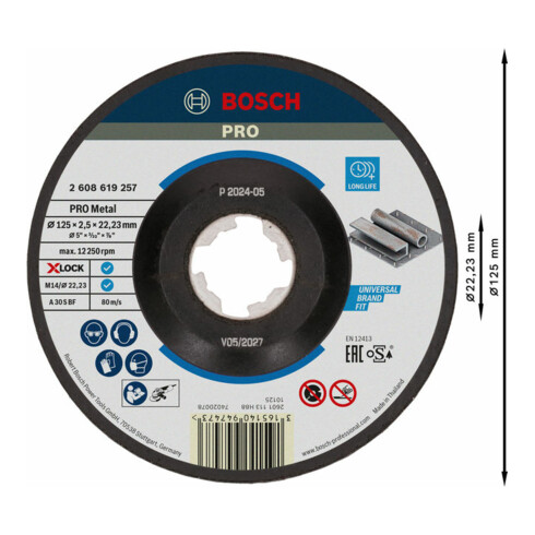 Bosch X-LOCK Trennscheibe Expert for Metal A 30 S BF