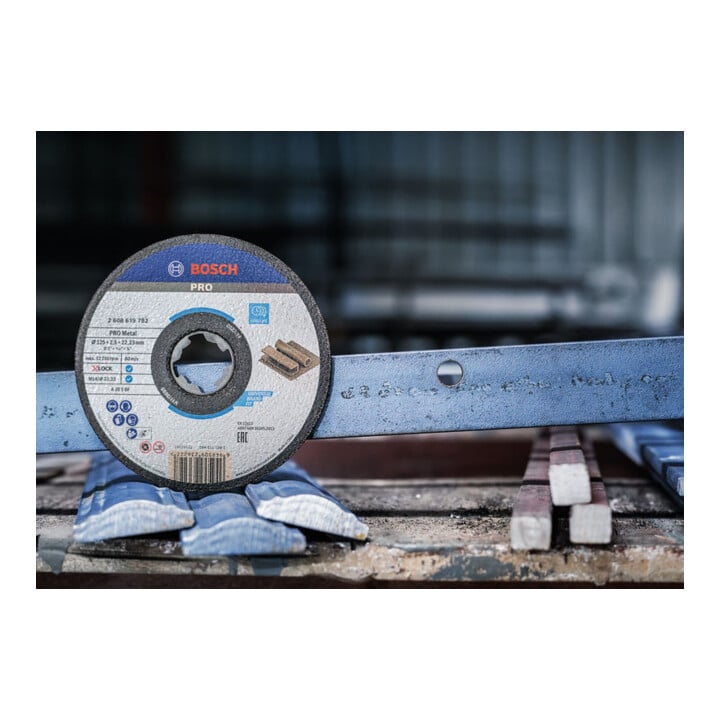 Bosch Trennscheibe X-LOCK gerade Expert for Metal A 30 S BF 125 x 22,23 x 2,5 mm