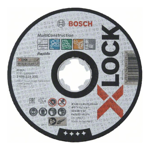 Bosch X-LOCK Trennscheibe Multi Material ACS 60 V BF