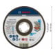 Bosch Trennscheibe X-LOCK gerade Multi Material ACS 60 V BF 115 x 22,23 x 1 mm