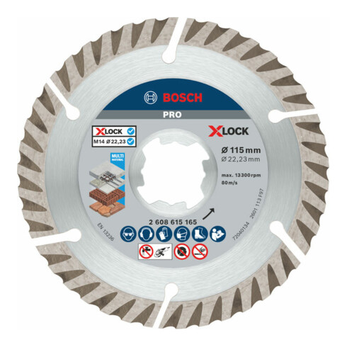 Bosch Trennscheibe X-LOCK Standard for Universal 115 x 22,23 x 2 x 10 mm
