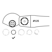 Bosch Trennschutzhaube für GWS 9-125; GWS 9-125 P; GWS 9-125 S Professional, 125 mm-5