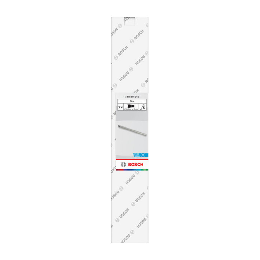 Bosch Tube de rallonge en métal pour aspirateur