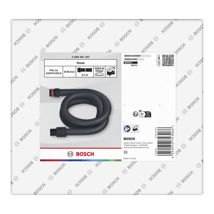Bosch Tuyau d’aspiration Ø35 mm 3,1 m