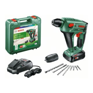 Bosch Uneo Maxx accuklopboormachine, met 1 x PBA 18V 2,5 Ah accupack