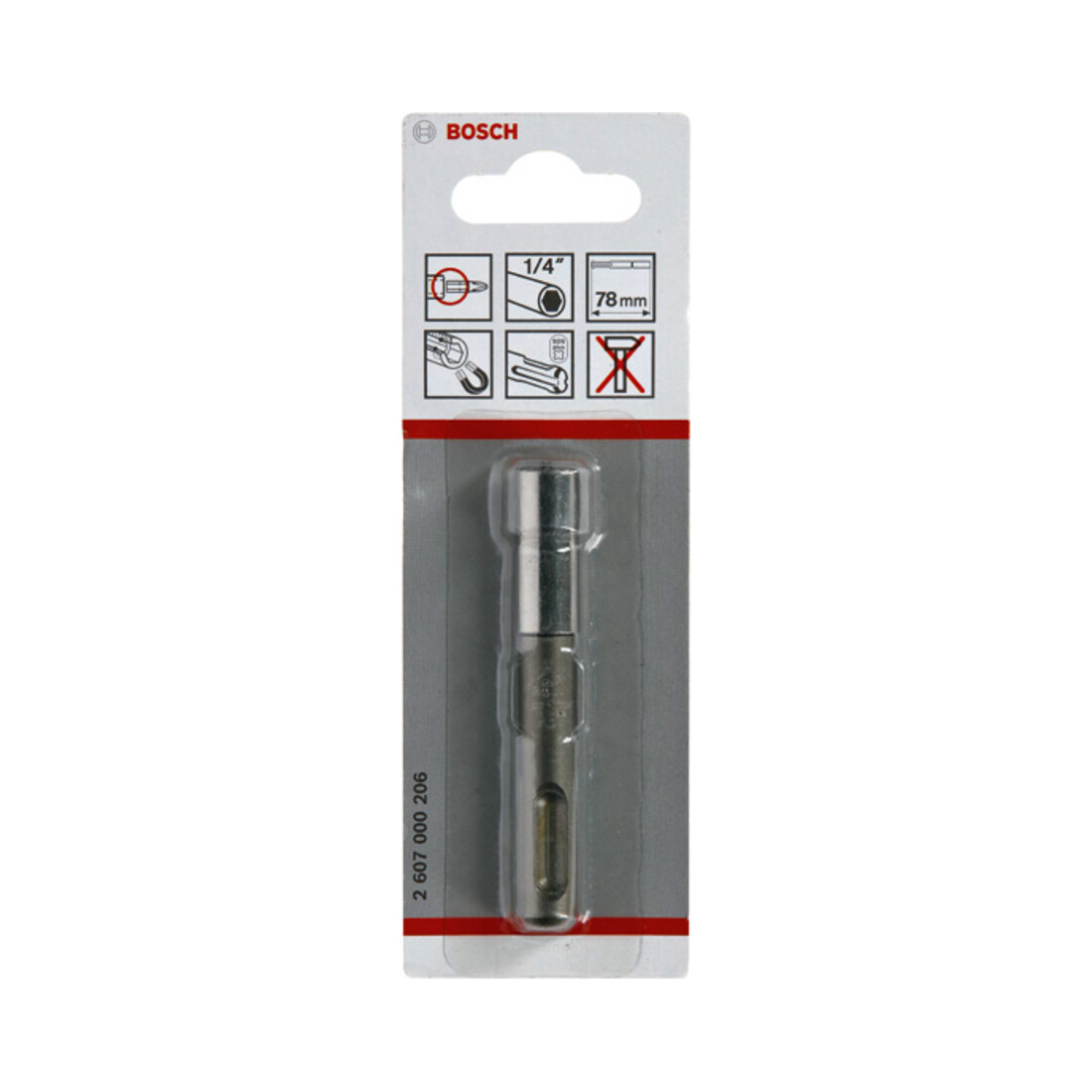 Bosch Universalhalter mit SDS plus-Aufnahmeschaft 1/4", 78 mm 11 mm