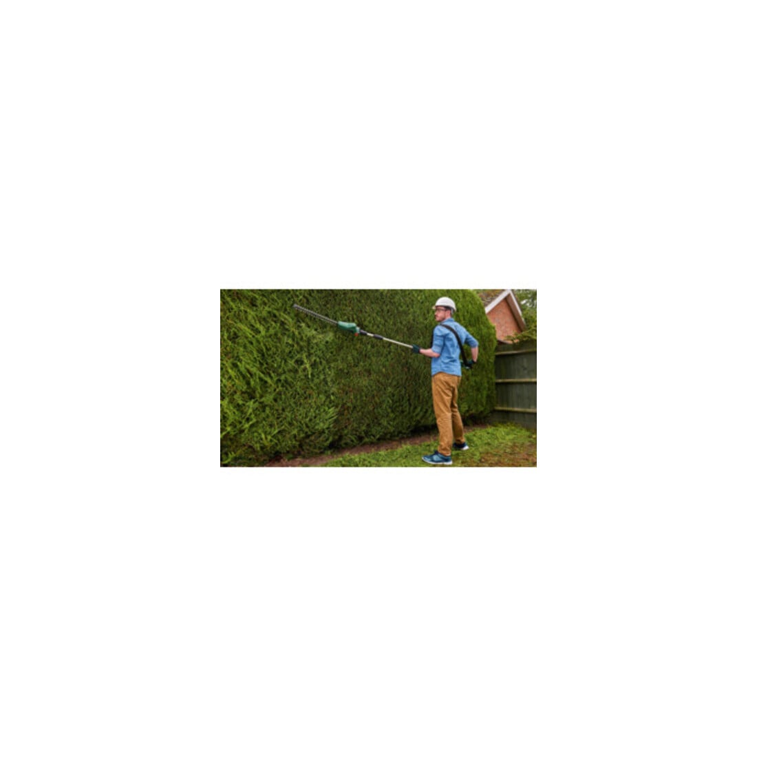 Bosch UniversalHedgePole 18 snoerloze telescopische heggenschaar met 1 x PBA 18V 2,5 Ah oplaadbare accu