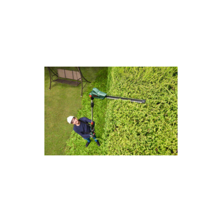 Bosch UniversalHedgePole 18 snoerloze telescopische heggenschaar met 1 x PBA 18V 2,5 Ah oplaadbare accu