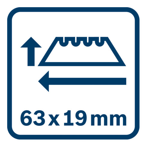 Bosch Universalmesser 62x19 mm