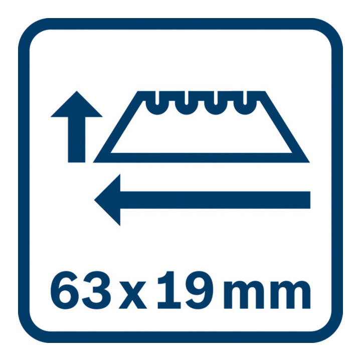 Bosch Universalmesser 62x19 mm