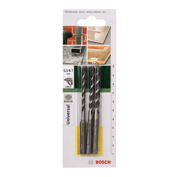 Bosch universele boren set SDS-Quick, 5,5 - 7 mm