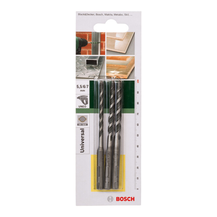 Bosch universele boren set SDS-Quick, 5,5 - 7 mm