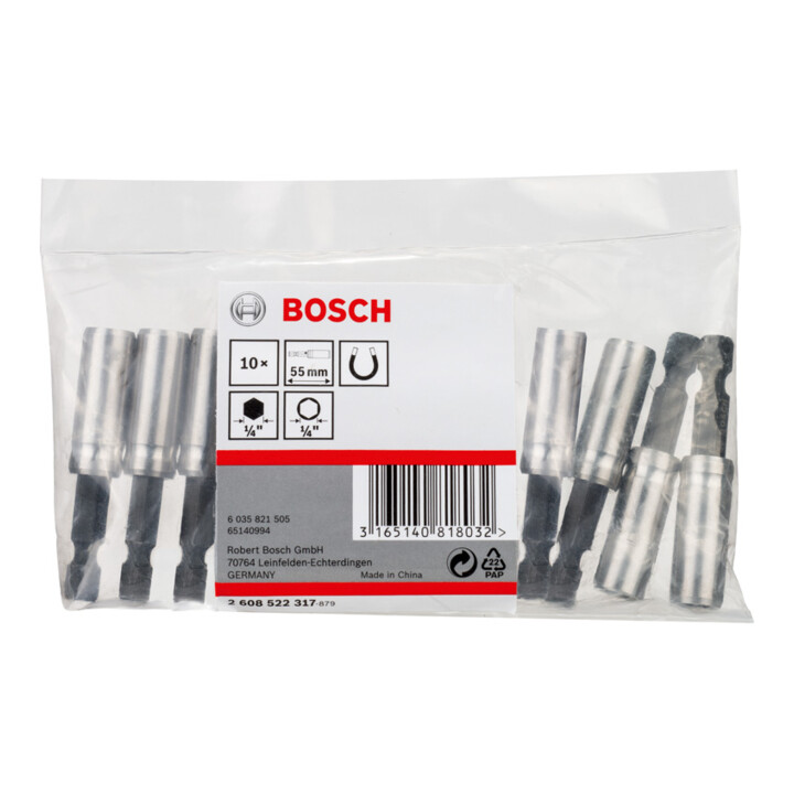Bosch universele houder magnetisch 1/4", D 10 mm L 55 mm
