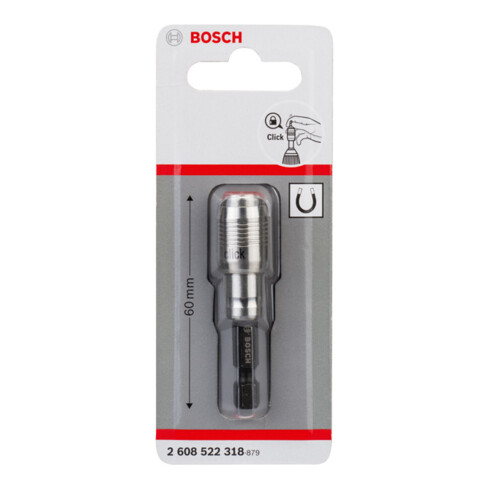 Bosch universele houder One-Click functie 1/4", D 14 mm L 60 mm