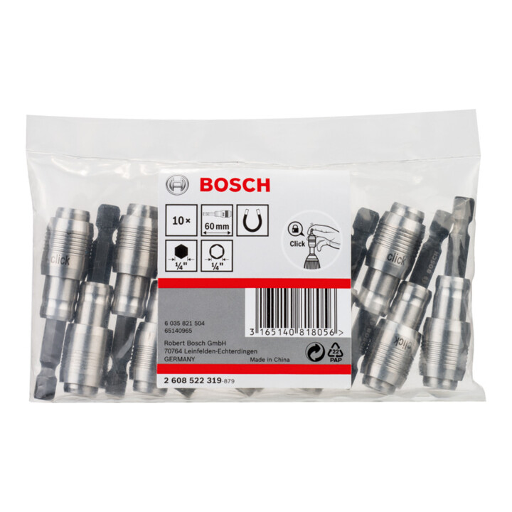 Bosch universele houder One-Click functie 1/4", D 14 mm L 60 mm