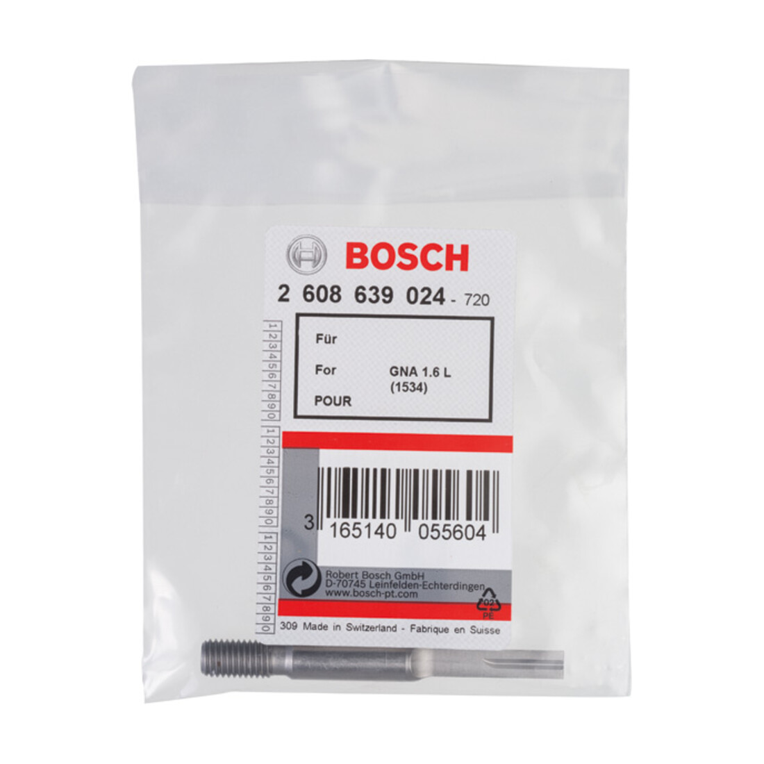 Bosch universele perforator voor Bosch knaagdier geschikt voor GNA 1.6 L Professional