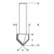 Bosch V-groeffrees Expert for Wood met 8 mm schacht D 12,7 mm L 10 mm G 44,5 mm 90°.-4