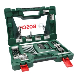 Bosch V-Line Bohrer- und Bit-Set, Klappmesser, Magnetstab, Winkelschrauber