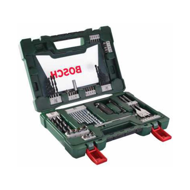 Bosch V-Line Bohrer- und Bit-Set, Klappmesser, Magnetstab, Winkelschrauber