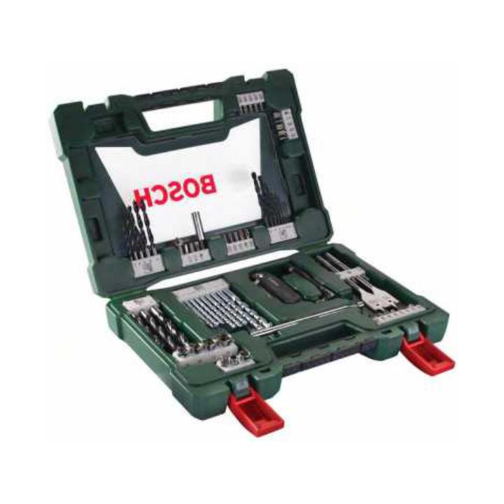 Bosch V-Line Bohrer- und Bit-Set, Klappmesser, Magnetstab, Winkelschrauber