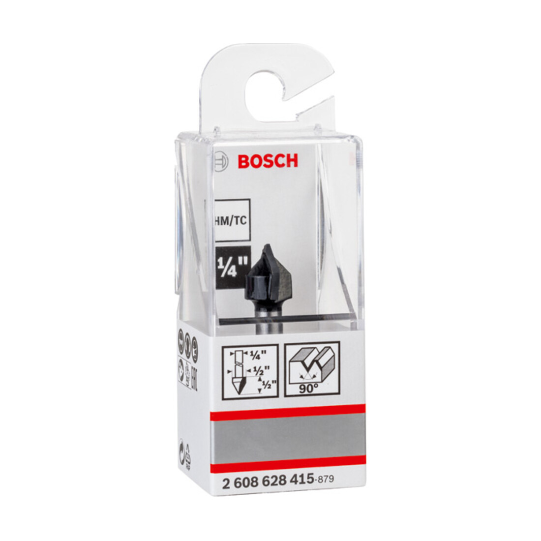 Bosch V-Nutfräser 1/4"