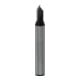 Bosch V-Nutfräser 1/4", D1 6,3 mm, L 9,2 mm, G 45 mm, 90°
