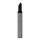 Bosch V-Nutfräser 1/4", D1 6,3 mm, L 9,2 mm, G 45 mm, 90°