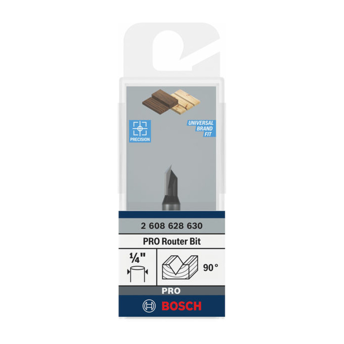 Bosch V-Nutfräser 1/4"