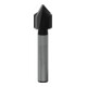 Bosch V-Nutfräser Standard for Wood mit 6 mm Schaft D1 12,7 mm L 12,7 mm,G 45 mm,90°