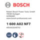 Bosch VDE Schraubendreher-Set 7tlg. PH SL 1600A02NF7
