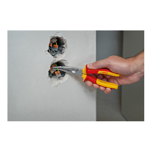 Bosch VDE-Spitzzange gebogen 40°, 200 mm