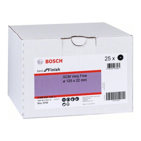 Bosch Velcro abrasivo SCM molto fine 125mm
