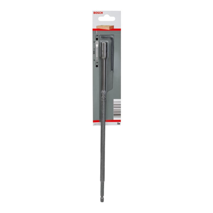 Bosch Verlängerung 1/4", Sechskantschaft für Flachfräsbohrer Self Cut Speed 305 mm