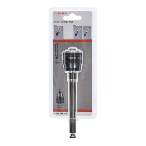 Bosch Verlängerungsstange 150 mm/ 6" und PC Plus-Dorn 7/16", 11 mm