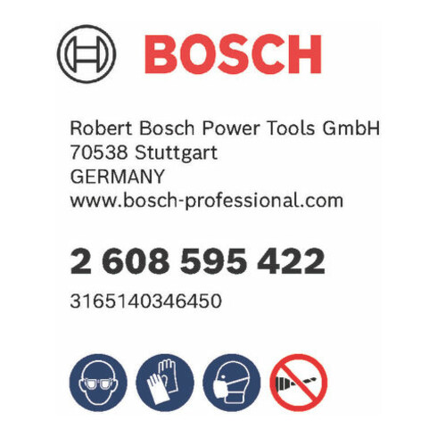 Bosch verlengstuk 1/4", zeskantschacht voor vlakfreesmachine met zelfsnijsnelheid 152 mm