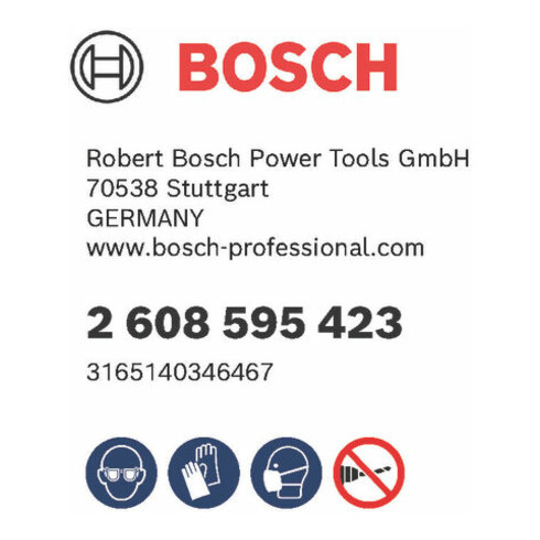Bosch verlengstuk 1/4", zeskantschacht voor zelfsnijdende vlakfreesboor 305 mm