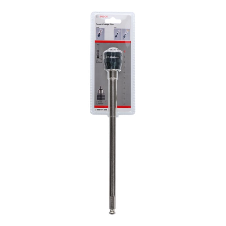 Bosch verlengstuk 300 mm/ 12" en PC Plus doorn 7/16", 11 mm