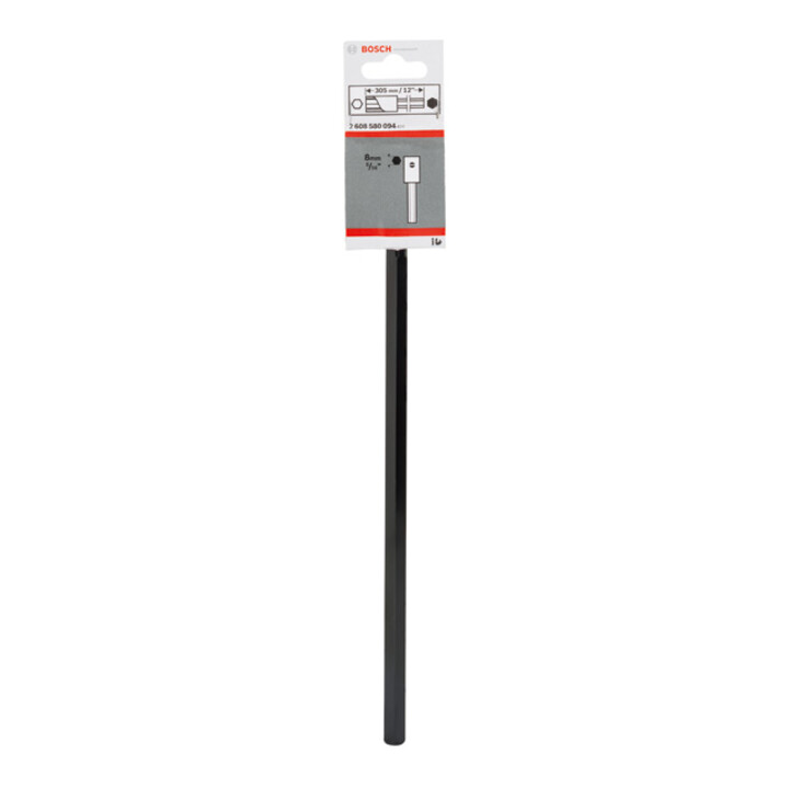 Bosch verlengstuk , 305 mm met steeksleutel maat 5/16"/8 mm zeskant schacht