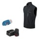 Bosch verwarmde kleding GHV 12+18V XA: accu adapter, lader, 1x accu