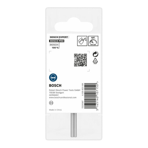 Bosch HSS verzinkboor, cilindrische schacht