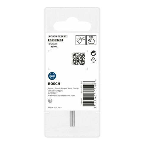 Bosch HSS verzinkboor, cilindrische schacht