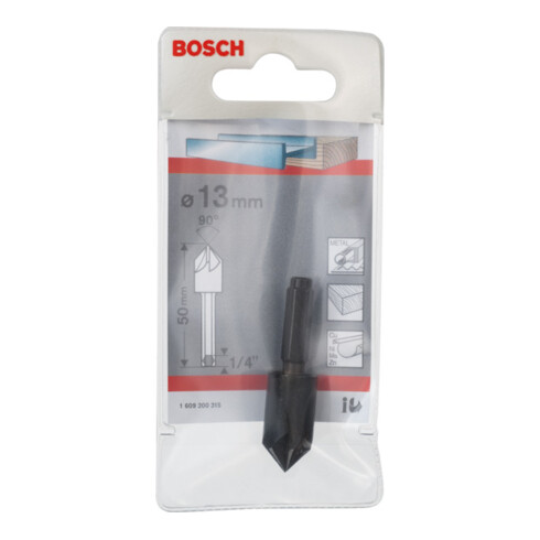 Bosch verzinkboor met zeskantschacht 13,0 mm 90°, 50 mm 1/4"