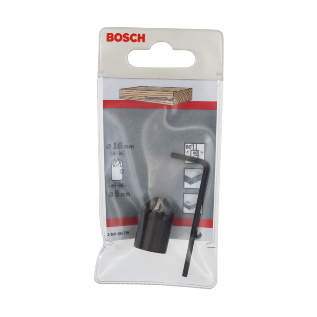 Bosch verzinkboor voor houtdraaiboren