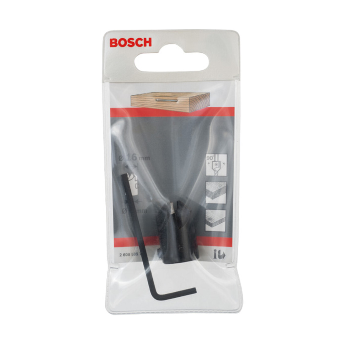 Bosch verzinkboor voor houtdraaiboren