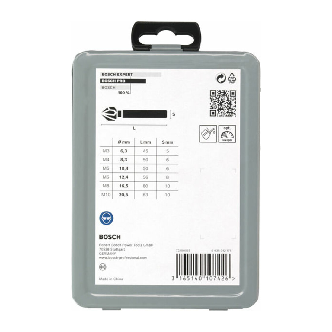 Bosch verzinkboren set 6 stuks 45 63 mm / 5-10 mm / 6,3 - 20,5 mm