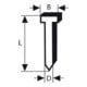 Bosch verzonken pen SK64 20G 32 mm gegalvaniseerd