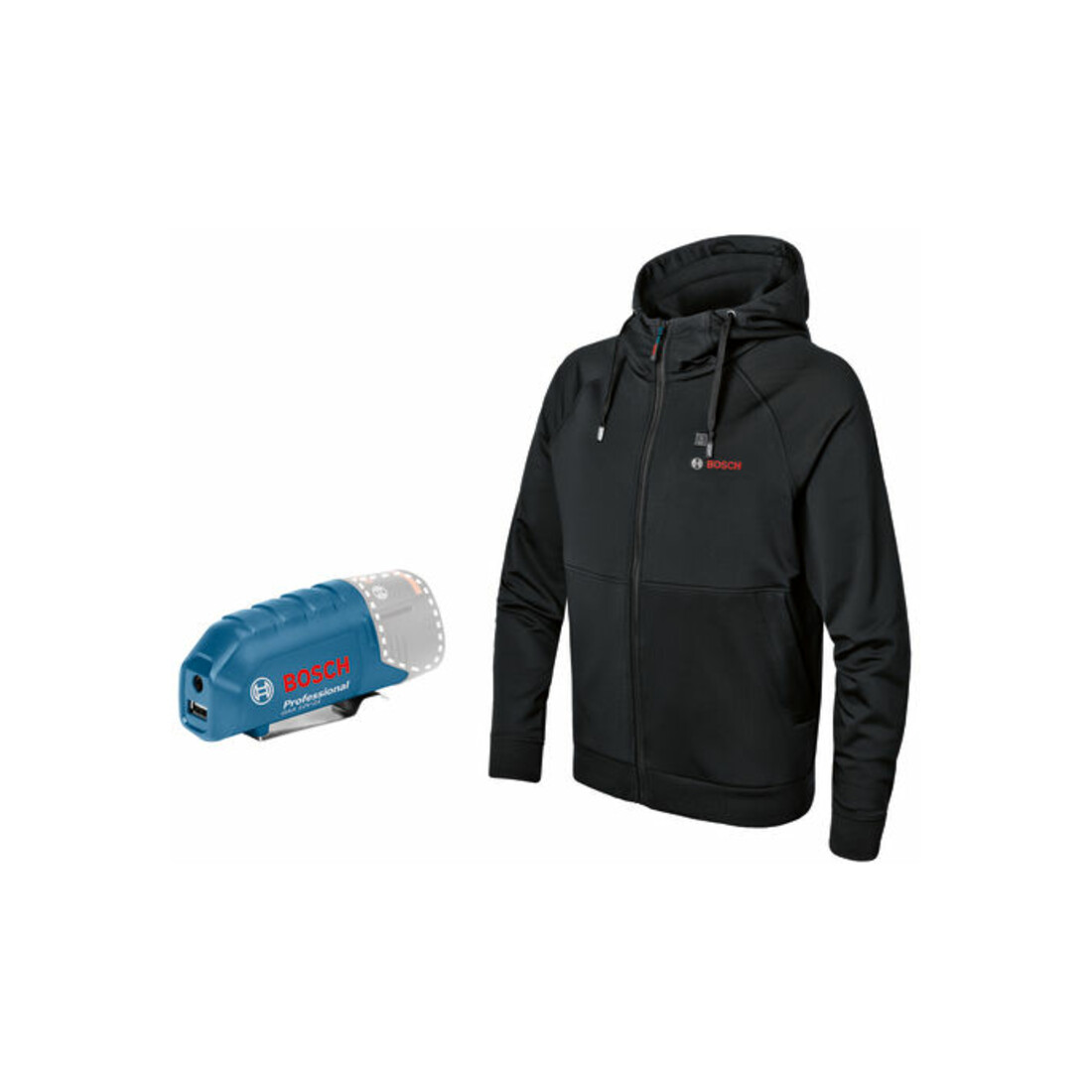 Bosch Vêtements chauffants GHH 12+18V XA : Adaptateur de batterie GAA 10.8V-21 Professional