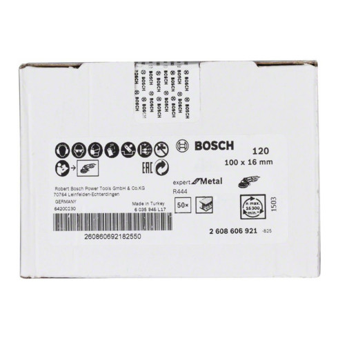 Bosch vezelschijf R444 Expert for Metal Korund